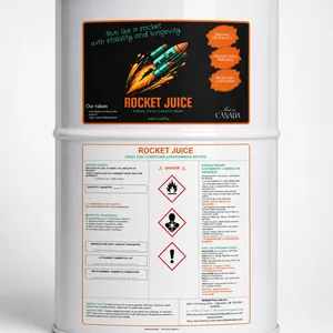 Rocket Juice Diesel Enhancer drum with product label